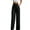 Black, variant on Women's High Waisted Pleated Dress Pants, Straight Leg Wide Leg Work Trousers, Casual Business Pants for Office, Daily Wear and Versatile Outfits Black L