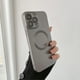 thumbnail image 3 of y7M For iPhone 14 Pro Max Phone Case Metallic Paint TPU Cover Compatible p3A with MagSafe - Navy Blu, 3 of 5