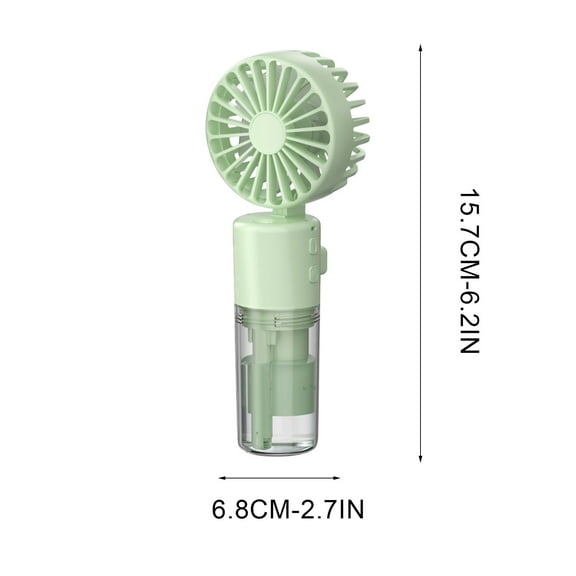 Tainini Portable Spray Water Mist Fan, 2024 Upgraded Rechargeable Handheld Mist Fan, Foldable Electric Hand Fans for Beach, Travel, Outdoors