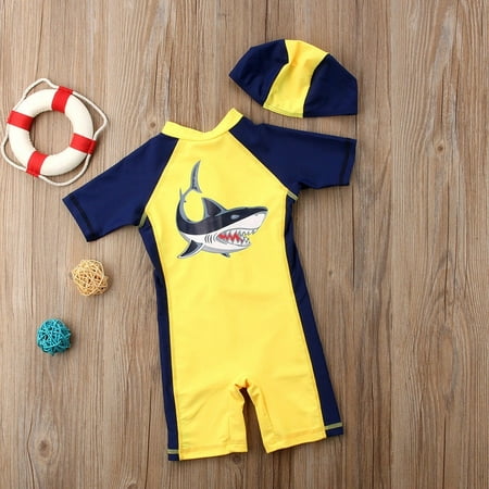 Cute Baby Kids Boys Summer Beach Swimwear Swimsuit Clothes Swimming Costume