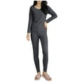 thumbnail image 1 of Timegard Ensembles de Pyjamas pour Femmes 2 Pcs Col Rond Manches Longues Haut Pantalon Automne Décontracté Ajusté Confortable Tenues de Pjs, 1 of 6