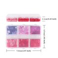 thumbnail image 3 of GLINLS Set de glitter para uñas con corazones, 6 compartimentos, San Valentín, 3 of 8