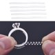 thumbnail image 3 of 12 piezas de anillo reductor de tamaño transparente, protector de anillo de TPU para anillos sueltos., 3 of 7