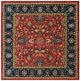 thumbnail image 2 of Rugs.com Medina Collection Rug – 8 Ft Square Classic Red Medium Rug Perfect For Living Rooms, Kitchens, Entryways, 2 of 9