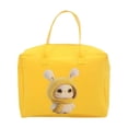 thumbnail image 3 of Bolsa de maquillaje de viaje Elegante bolsa de baño de viaje Bonita bolsa de almacenamiento multifunción con cremallera Conejito amarillo, 3 of 9