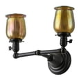 thumbnail image 2 of Meyda Tiffany 184766 Revival 2 Light 10" Tall Wall Sconce - Brown, 2 of 3