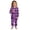 p-628Purple1505, variant on CAIVO Girls Halloween 2 Piece Pajama Sets Cute Skull Ghost Pattern Crew Neck Long Sleeve Tops with Pants Kids Nightwear Pjs