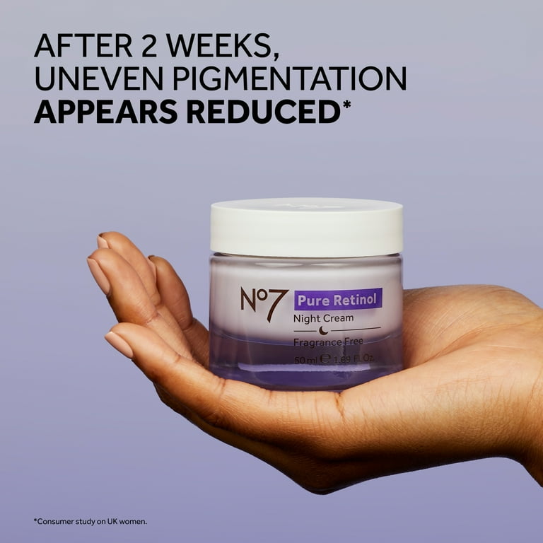 NO7 Pure Retinol Night Repair Cream with Collagen Peptides