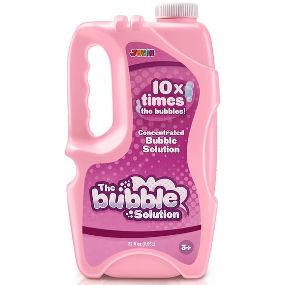 Recarga de solución de burbujas JOYIN 946 ml (hasta 9,5 L), color rosa