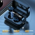 thumbnail image 3 of Wireless Bluetooth 5.0 Earphones TWS Wireless Headphone HIFI In ear Earbuds Sport Running Headset with Mic 3500mAh charging box, 3 of 7