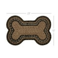 thumbnail image 4 of VHC Brands Espresso Indoor/Outdoor Pet Food Mat for Dogs Cats Kitchen Medium Bone Rug 15x23, 4 of 6