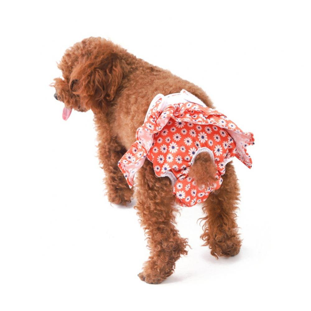 Female Dog Washable Dog Diapers Highly Absorbent Dog Diapers for Female Dogs in Heat Period Incontinence or Excitable Urination