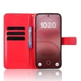 thumbnail image 5 of Wallet Case for Nothing Phone 4A Pro with Card Holder, PU Leather Flip Phone Case with Kickstand Magnetic Closure Wrist Strap Red, 5 of 5