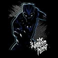 thumbnail image 2 of Boy's Marvel Black Panther 2018 Triangle Pattern  Graphic Tee Black Large, 2 of 5