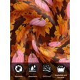 thumbnail image 7 of Pink Pumpkin Fall Cloth Napkins Set of 8 Reusable Dinner Napkins, Thanksgiving Maple Leaves Autumn Cocktail Napkin Washable Table Napkins for Wedding/Holiday Party/Baby Shower 20"x20", 7 of 7