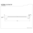 thumbnail image 2 of Kingston Brass H72SS8 Complement 72-Inch Stainless Steel Shower Hose, Brushed Nickel, 2 of 2