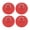 Red, variant on BIMZUC 4PCS D Ring Patch PVC Round Stainless Steel Pad for Boat Raft Paddle Board Black 3.9 in / 10 cm