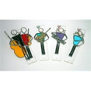 Judaica Kingdom SF-MZ-3016-8 Musician Mezuzahs - Music Musicians Mezuzah - Cello and Violin, Guitar, Keyboard, Flute