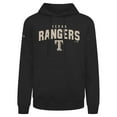 thumbnail image 2 of Men's Levelwear Black Texas Rangers Podium Team Arch Pullover Hoodie, 2 of 3