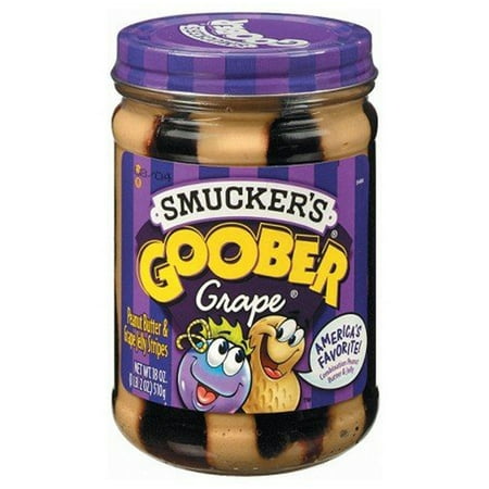 Smucker S Goober Grape Peanut Butter And Jelly Spread 18 Oz Jars