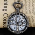 thumbnail image 2 of Reloj de bolsillo Tiong de cuarzo con Árbol de la Vida y cadena de 4,5 cm, 2 of 9