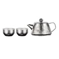 thumbnail image 3 of Tetera de titanio para kung-fu, tetera de hojas sueltas, accesorio para ceremonia del té 1 Tetera 2 Tazas, 3 of 9