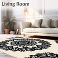 thumbnail image 2 of ODIKA 2x3 Machine Washable Non-Slip Area Rug, Abstract Floral Burst with Stylized Petals and Radiating Symmetry Ultra Soft Rug, None, 524184, 2 of 7