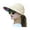 Beige, variant on Topi Musim Panas, Untuk Wanita, Boleh Dilipat, Topi Matahari, dengan Visor Bunga, Pelindung Matahari, Topi Liut, Sesuai untuk Pakaian Luar dan Kasual,