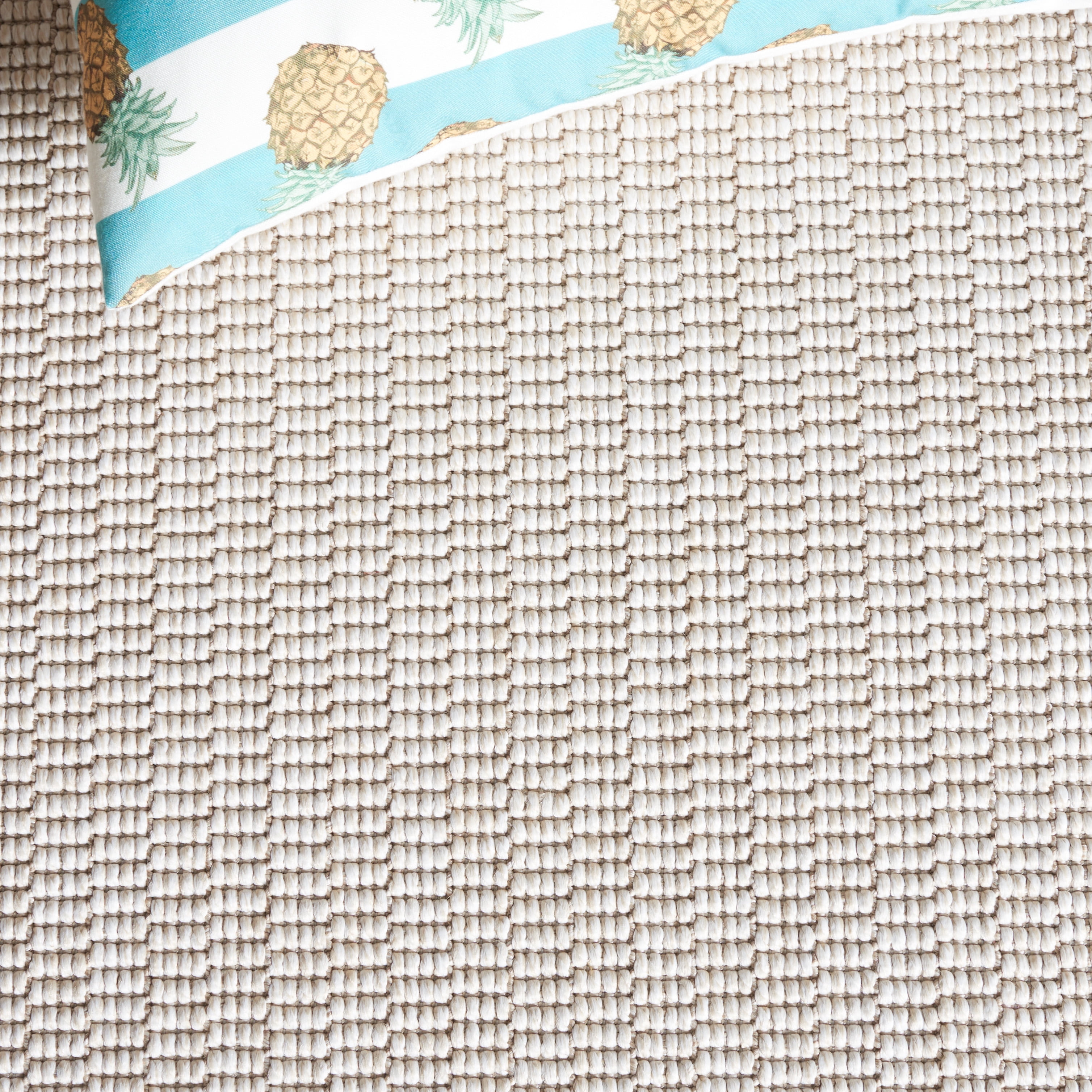 Safavieh Sisal All-Weather Dania Solid Indoor/Outdoor Area Rug, Ivory, 3' x 5'