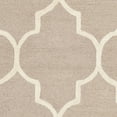 thumbnail image 5 of SAFAVIEH Cambridge Kevin Geometric Wool Area Rug, Beige/Ivory, 4' x 6', 5 of 6