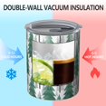thumbnail image 2 of 12oz Coffee Tumblers Green Christmas Tree Pattern Stainless Steel Vacuum Insulated Travel Tumbler Coffee Cups Mug with Lid and Straw with Cleaning Brush for Cold & Hot Drinks, 2 of 5
