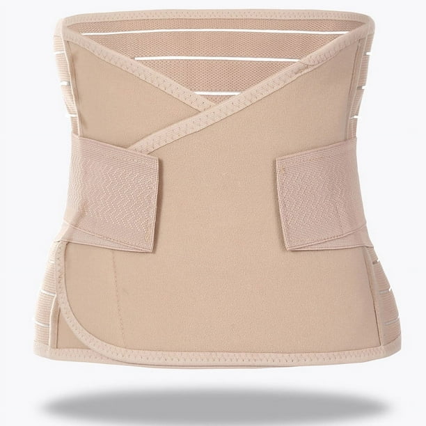 Talla L, banda para el vientre posparto, cintura, cinturón transpirable, faja para ceñir la barriga