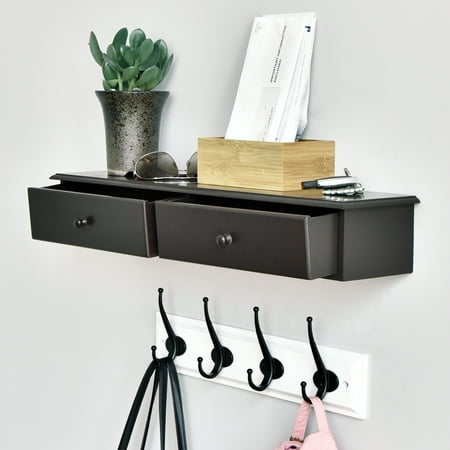Welland 25 Storage With Drawers Floating Wall Shelf Welland 25 Storage With Drawers Floating Wall Shelf