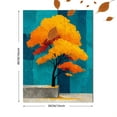 thumbnail image 3 of Autumn Tree Landscape Canvas Print, Abstract Nature Art, Modern Living Room Home Wall Decor, 3 of 8