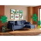 thumbnail image 1 of Sala Modular Reversible De Lino Azul Modelo Carlton, 1 of 13