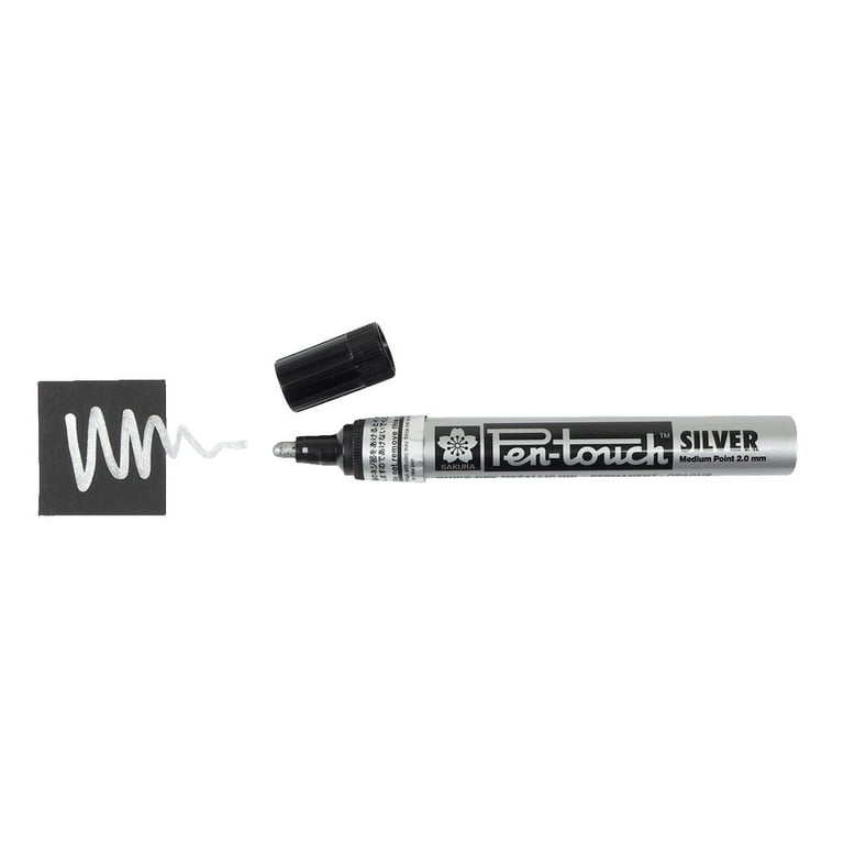 Pen-Touch Extra Fine Point 0.7mm Silver