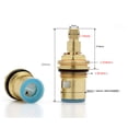 thumbnail image 2 of Ceramic Tap Faucets s Copper Water Mixer Tap Faucets Handle , A-8, 2 of 6
