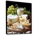thumbnail image 2 of Designart "Serene Creamy Milk And Cheese I" Dairy Floater Framed Wall Art Prints, 2 of 5