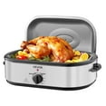 thumbnail image 2 of 18QT Electric Turkey Oven with Self-Basting Lid  Roast, Bake, Slow Cook, Steam, Warm, and Defrost  Perfect for Thanksgiving, Christmas, and Parties (Stainless Steel), 2 of 10