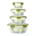 thumbnail image 2 of Bdfzl Vintage Bento Box Design Divided Bento Box With Built-in Plastic Divider, Choose Your Own Space For Food, Nylon Sealing Tape (Yellow), 2 of 9