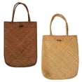 thumbnail image 2 of Moda mujer verano paja para totes playa casual bolso de hombro bolso de mano cesta Ba Feliz Sencillez, 2 of 5