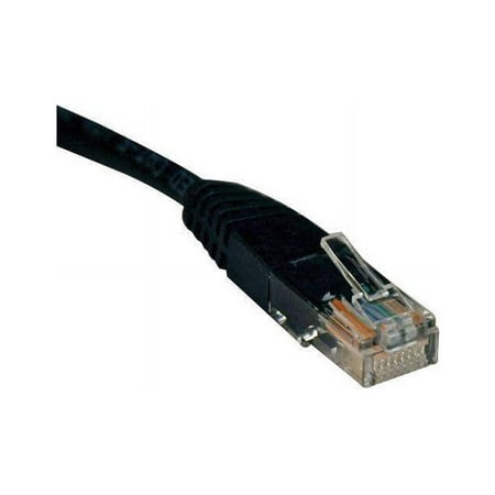 UPC: 0037332125644 | Tripp Lite N002-050-BK Cat5e 350MHz Molded Patch Cable (RJ45 M/M) Black 50ft.