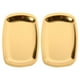 thumbnail image 4 of 2 PCS Bandejas de acero inoxidable Bandejas de frutas Bandejas de almacenamiento Platos de sushi (Dorado), 4 of 6