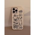 thumbnail image 1 of 1pc Gucadi Cartoon Cat Pattern Electroplated Full Coverage Phone Case Compatible With Iphone, 1 of 5