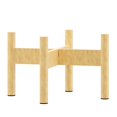 thumbnail image 1 of iSpring Wooden Stand for DGF2 Gravity-Fed Stainless Steel Countertop Water Filter System, Natural Wood, 1 of 5