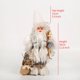thumbnail image 3 of Decoración de Papá Noel de 30/45 cm, estatua de Papá Noel blanca, decoración para fiestas navideñas, feliz año nuevo 2024, 3 of 5