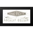 thumbnail image 2 of Danhui Nai 14x9 Black Modern Wood Framed Wall Art Titled - Homegrown Summer Sign II, 2 of 5