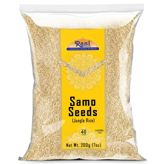 Rani Samo Seeds Whole (Japanese barnyard millet/Jungle Rice/Moriyo/Samak Rice) Echinochloa frumentacea 7oz (200g) ~ All Natural | Vegan | Gluten Friendly | NON-GMO | Indian Origin
