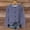 Blue Coats for Winter, variant on XPMWRP Women's Striped Print Knitted Jacket Long Sleeve Button Down Casual Coats Fall Winter Trendy Loose Jacket Green S