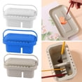 thumbnail image 4 of YongCo Paint Brush Washer Bucket 3 in 1 Art Brush Cleaner Washing Pots Art Pen Wash Barrels Tub with Lid Palettes Brush Holder, 4 of 19
